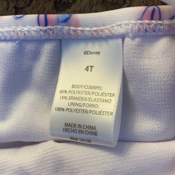 FINAL MARKDOWN GIRLS Disney swim top 4t NWT - Picture 2 of 4